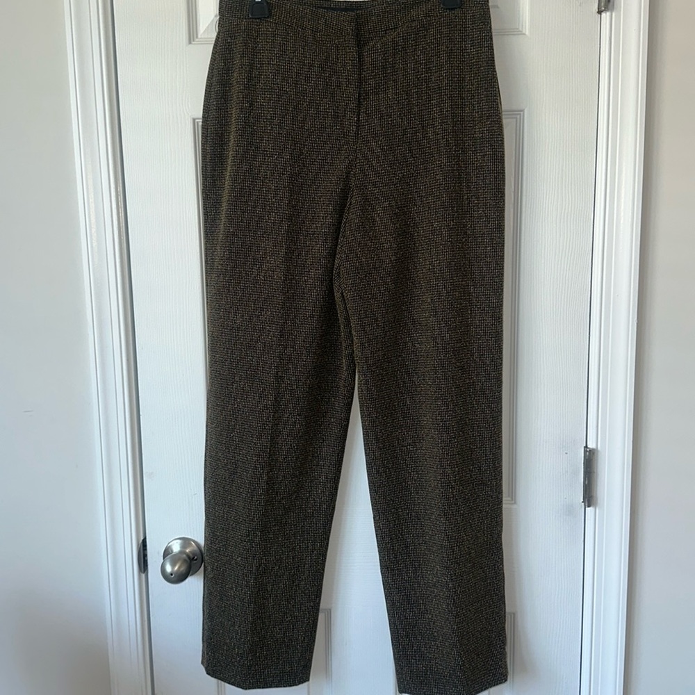 Josephine chaus  women, brown pants, size 10 Tall very good condition